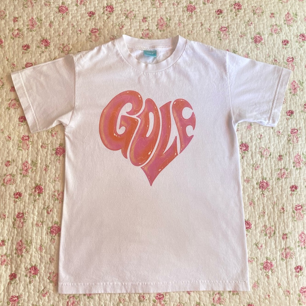 RARE Golf Le Fleur Tee Shirt 💗 Size Small